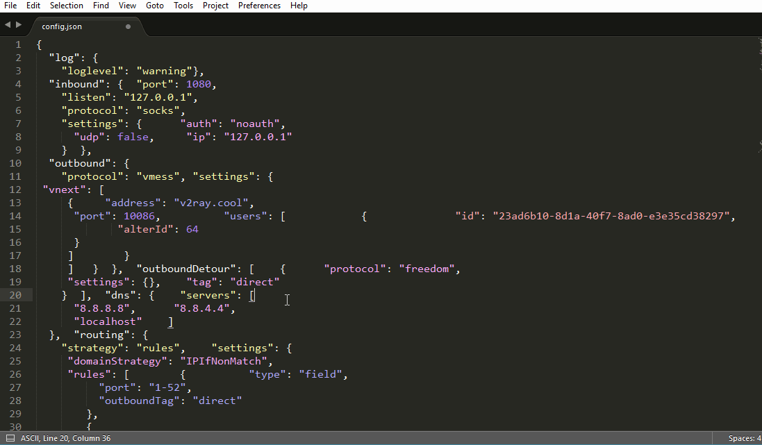 sublime text json formatter